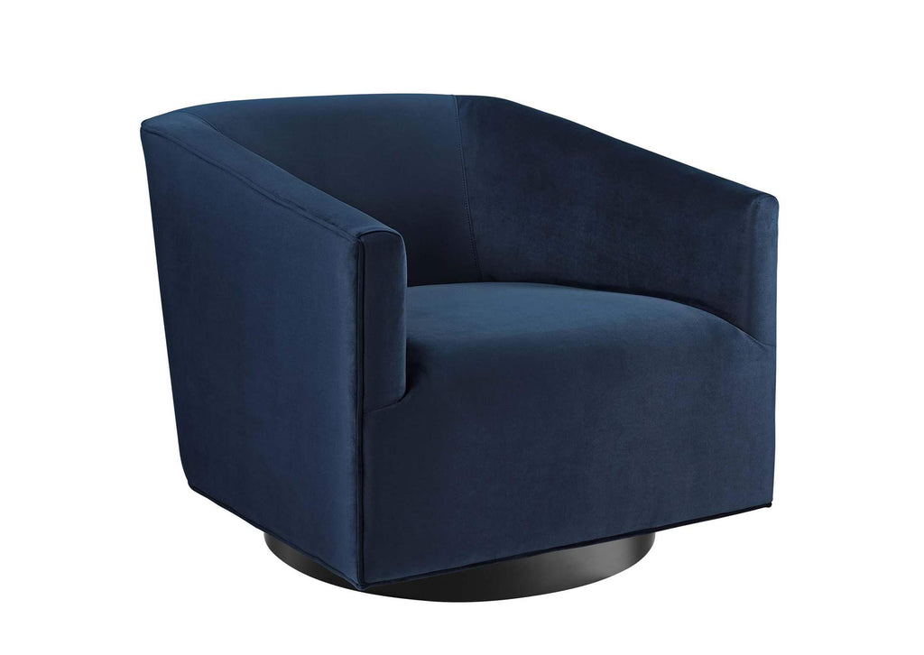 EEI-4427-MID Twist Performance Velvet Swivel Chair Set Of 2 By Modway