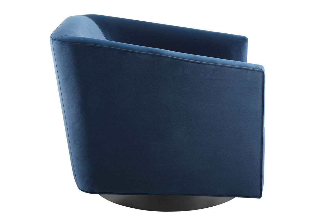 EEI-4427-MID Twist Performance Velvet Swivel Chair Set Of 2 By Modway