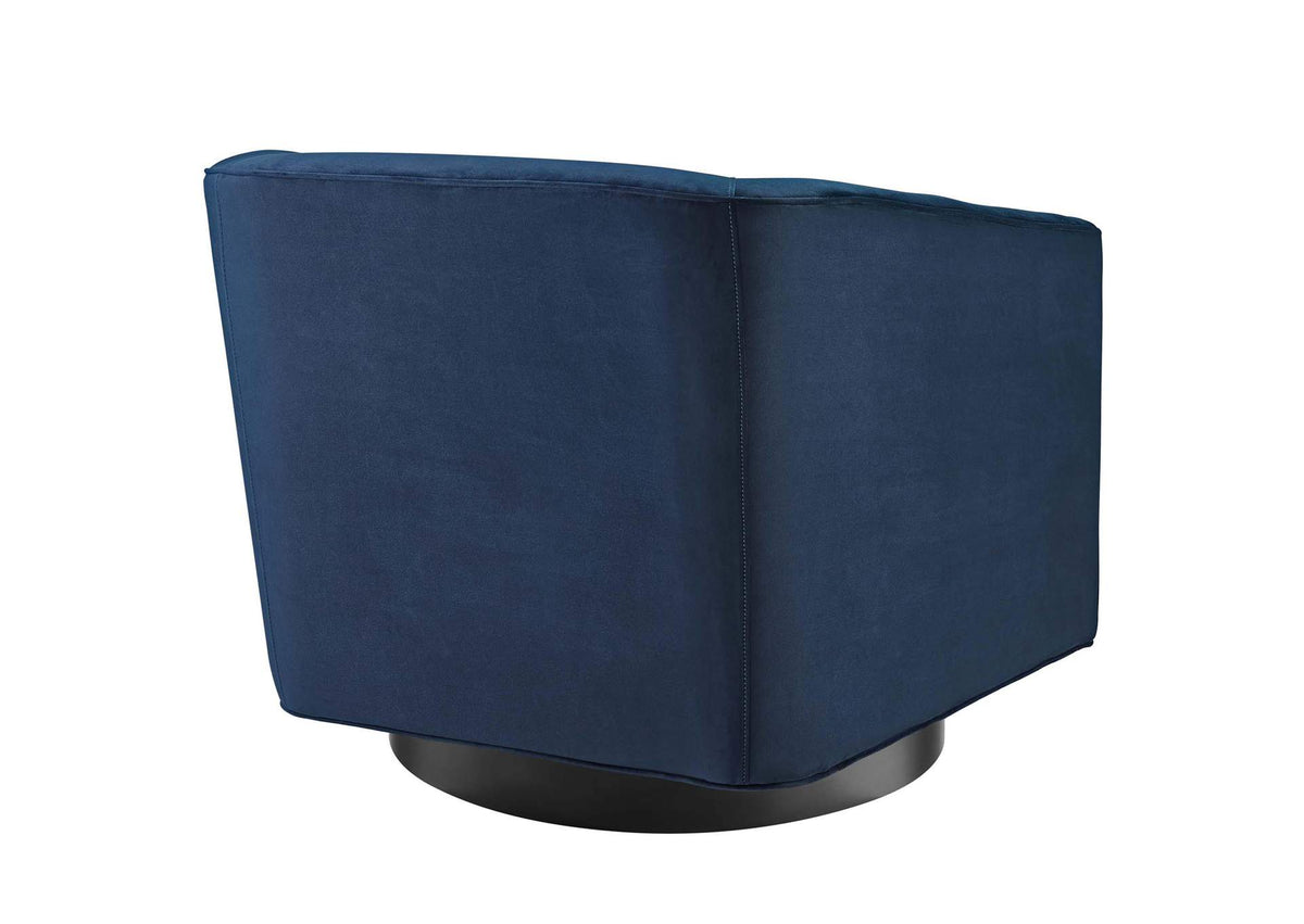 EEI-4427-MID Twist Performance Velvet Swivel Chair Set Of 2 By Modway