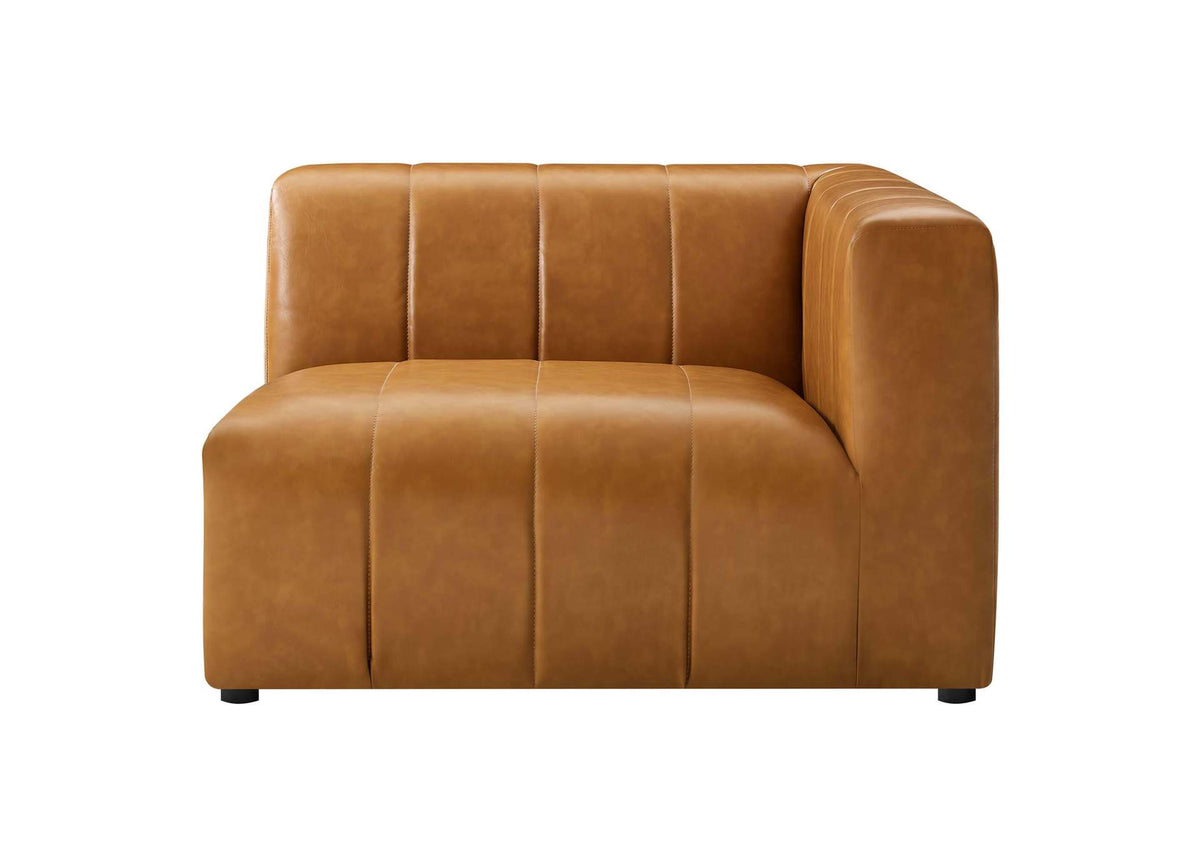 EEI-4517-TAN Bartlett 4-Piece Vegan Leather Sectional Sofa By Modway