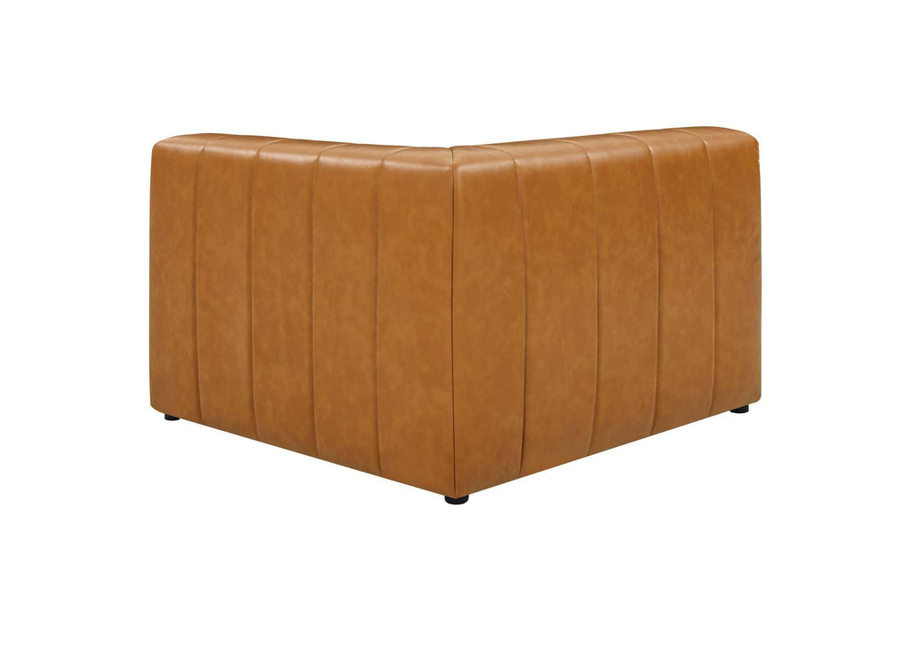 EEI-4536-TAN Bartlett 8-Piece Vegan Leather Sectional Sofa By Modway
