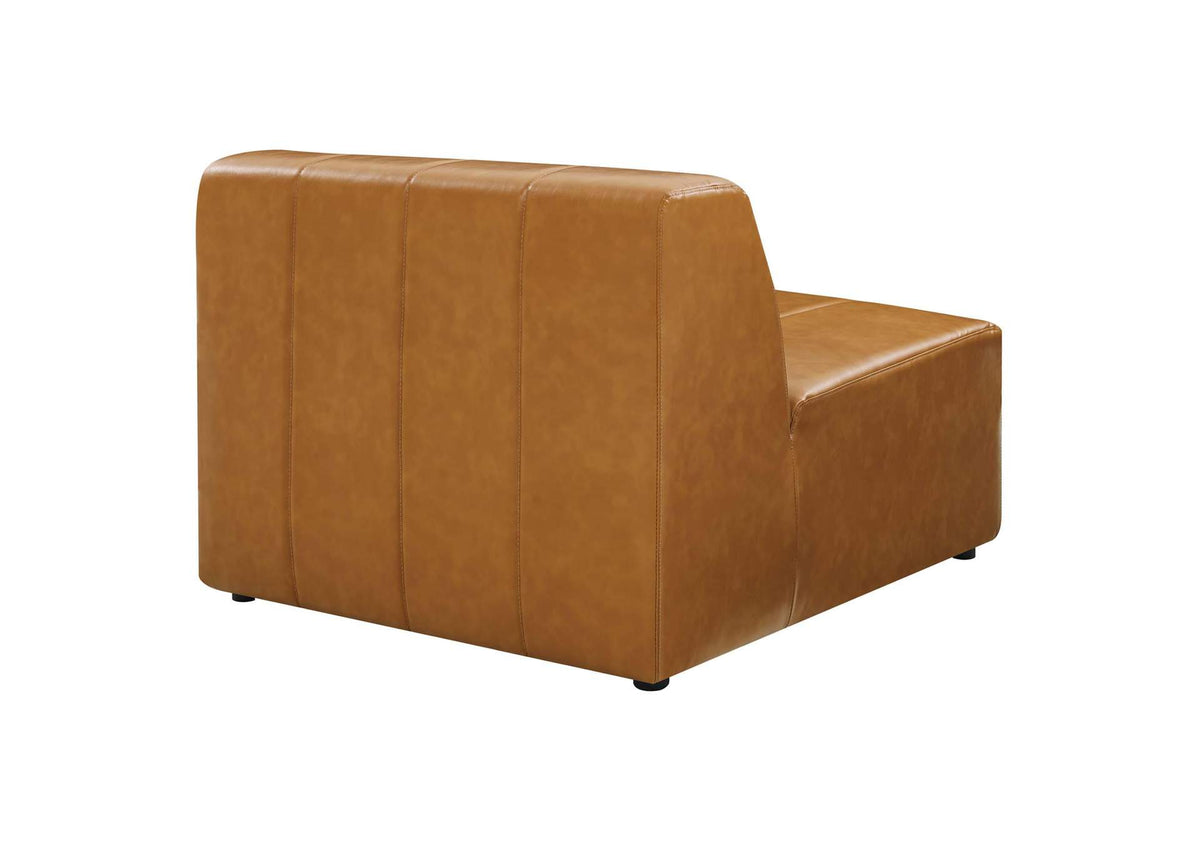 EEI-4536-TAN Bartlett 8-Piece Vegan Leather Sectional Sofa By Modway