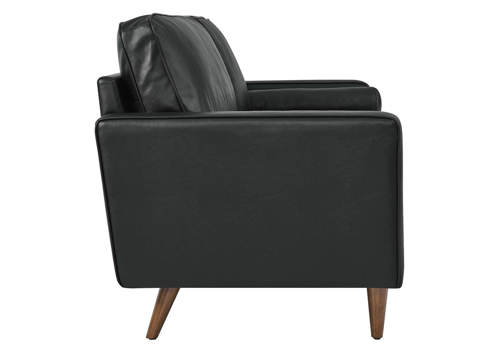 EEI-4633-BLK Valour Leather Sofa By Modway