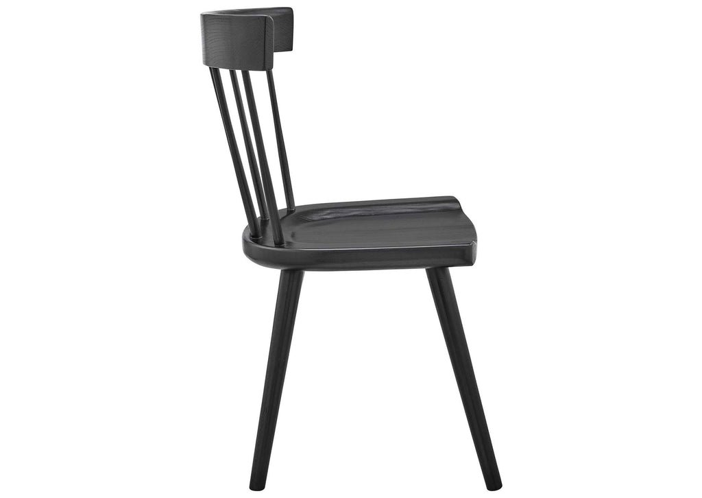 EEI-4650-BLK Sutter Wood Dining Side Chair By Modway