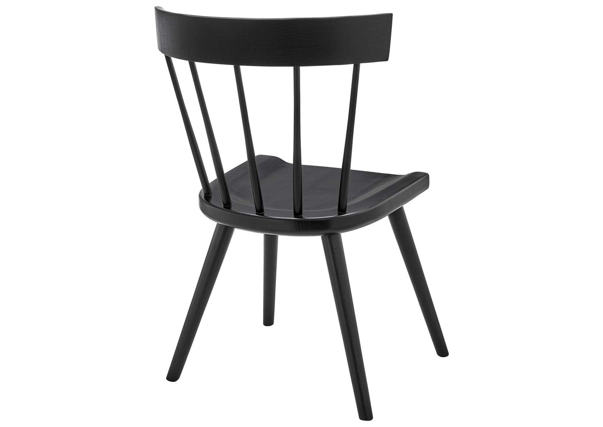 EEI-4650-BLK Sutter Wood Dining Side Chair By Modway