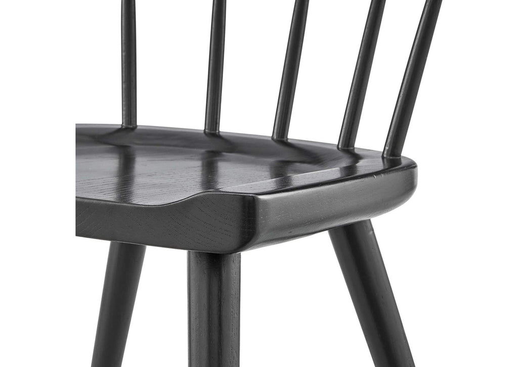 EEI-4650-BLK Sutter Wood Dining Side Chair By Modway
