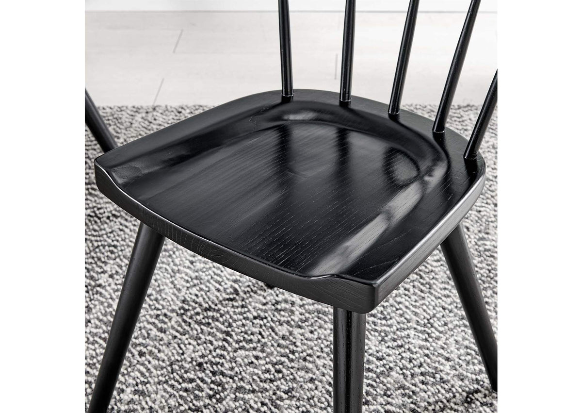 EEI-4650-BLK Sutter Wood Dining Side Chair By Modway