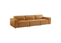 EEI-4708-TAN Restore 3-Piece Vegan Leather Sofa By Modway