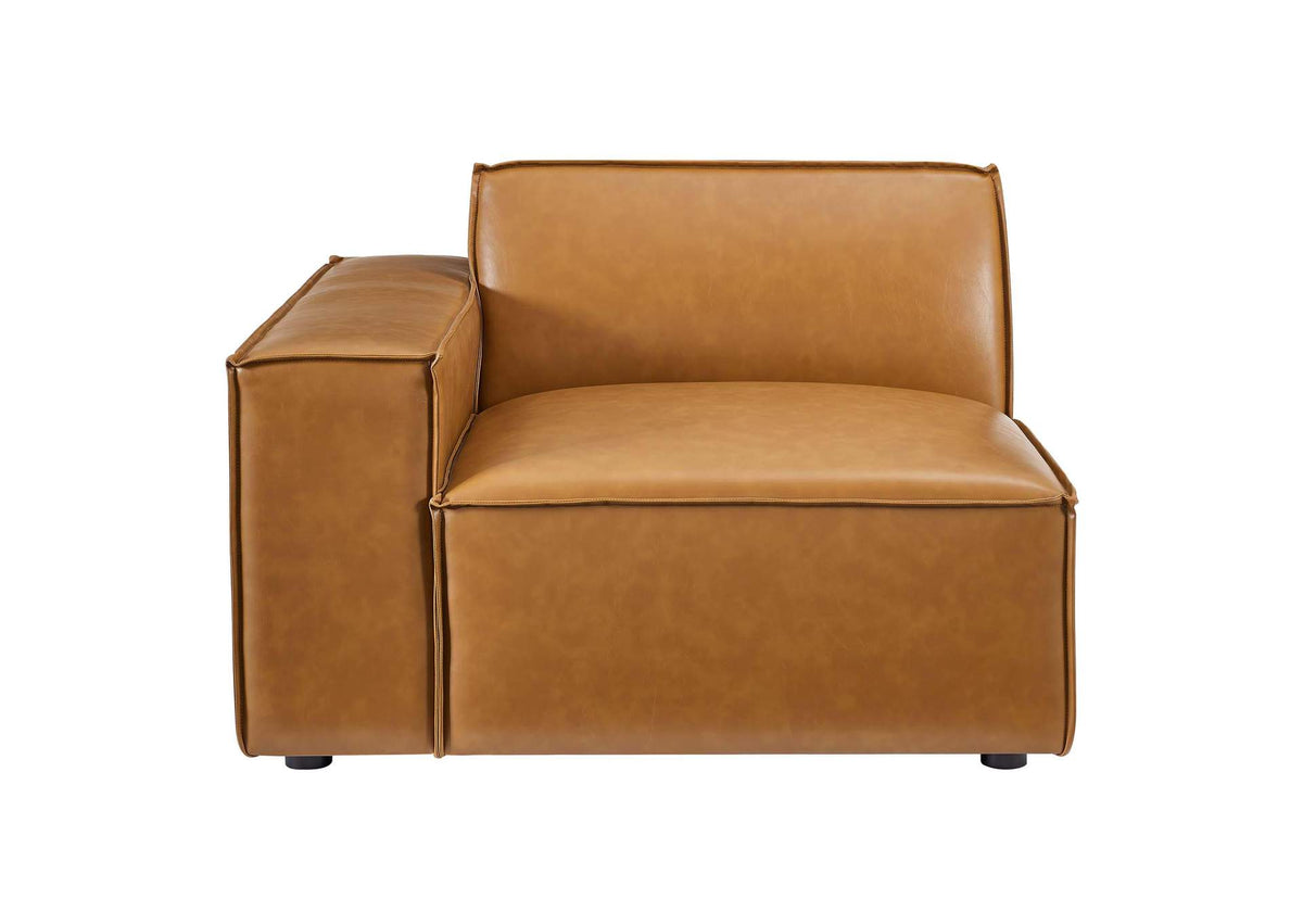 EEI-4710-TAN Restore 4-Piece Vegan Leather Sofa By Modway