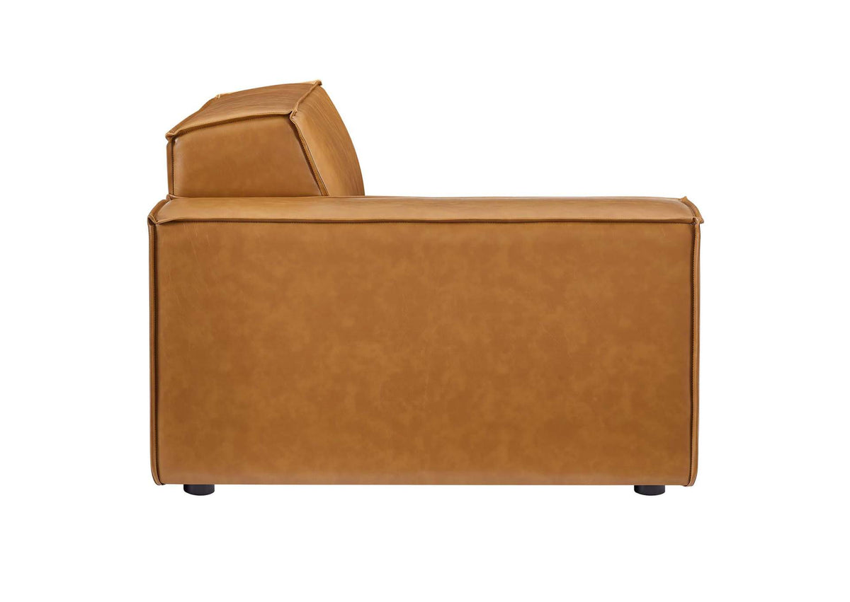 EEI-4710-TAN Restore 4-Piece Vegan Leather Sofa By Modway