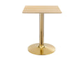 EEI-4741-GLD-NAT Verne 24" Square Dining Table By Modway