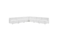 EEI-4797-WHI Mingle 7-Piece Vegan Leather Sectional Sofa By Modway