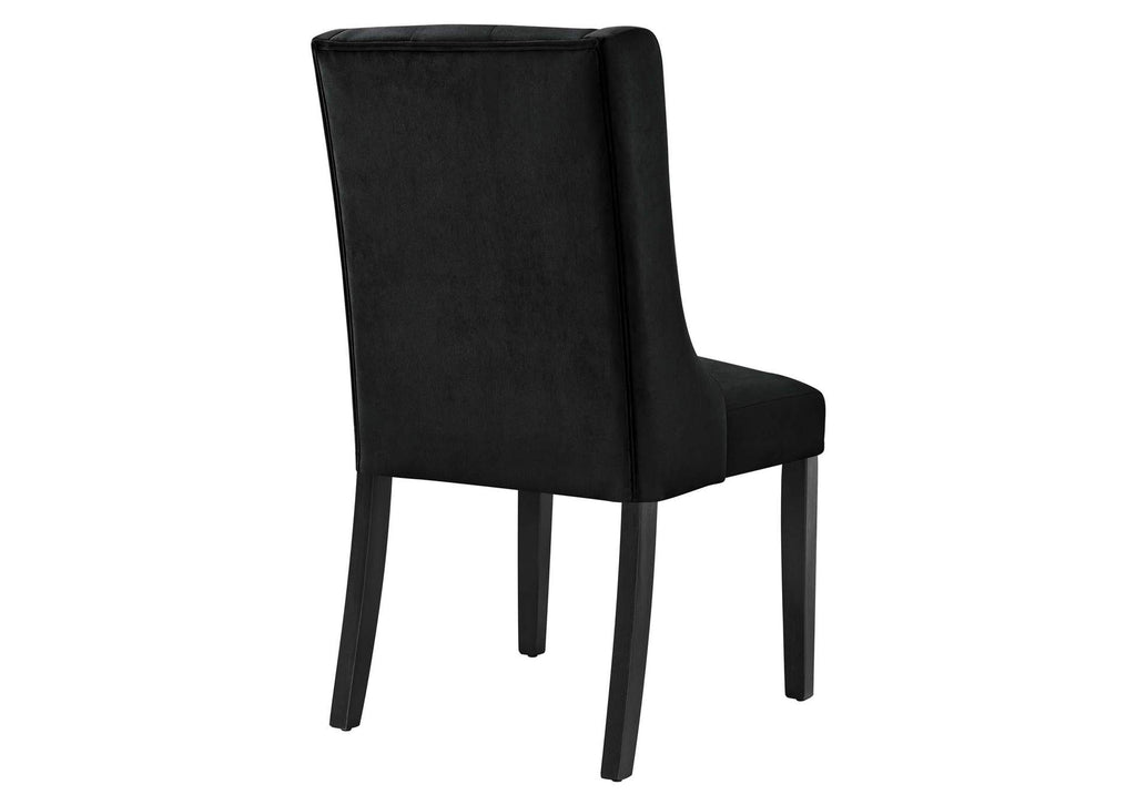 EEI-5013-BLK Baronet Performance Velvet Dining Chairs Set Of 2 By Modway