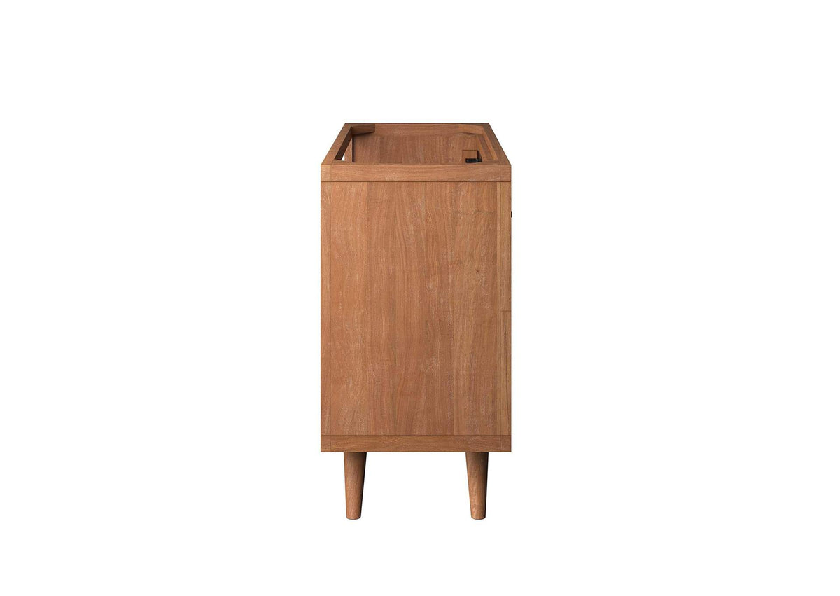 EEI-5087-NAT Birdie 36" Teak Wood Bathroom Vanity Cabinet - Sink Basin Not Included - By Modway