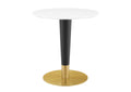 EEI-5116-GLD-WHI Zinque 28" Dining Table By Modway