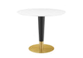 EEI-5117-GLD-WHI Zinque 36" Dining Table By Modway