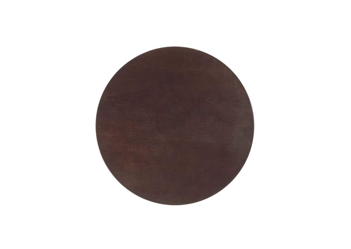 EEI-5155-WHI-CHE Lippa 28" Round Wood Dining Table By Modway