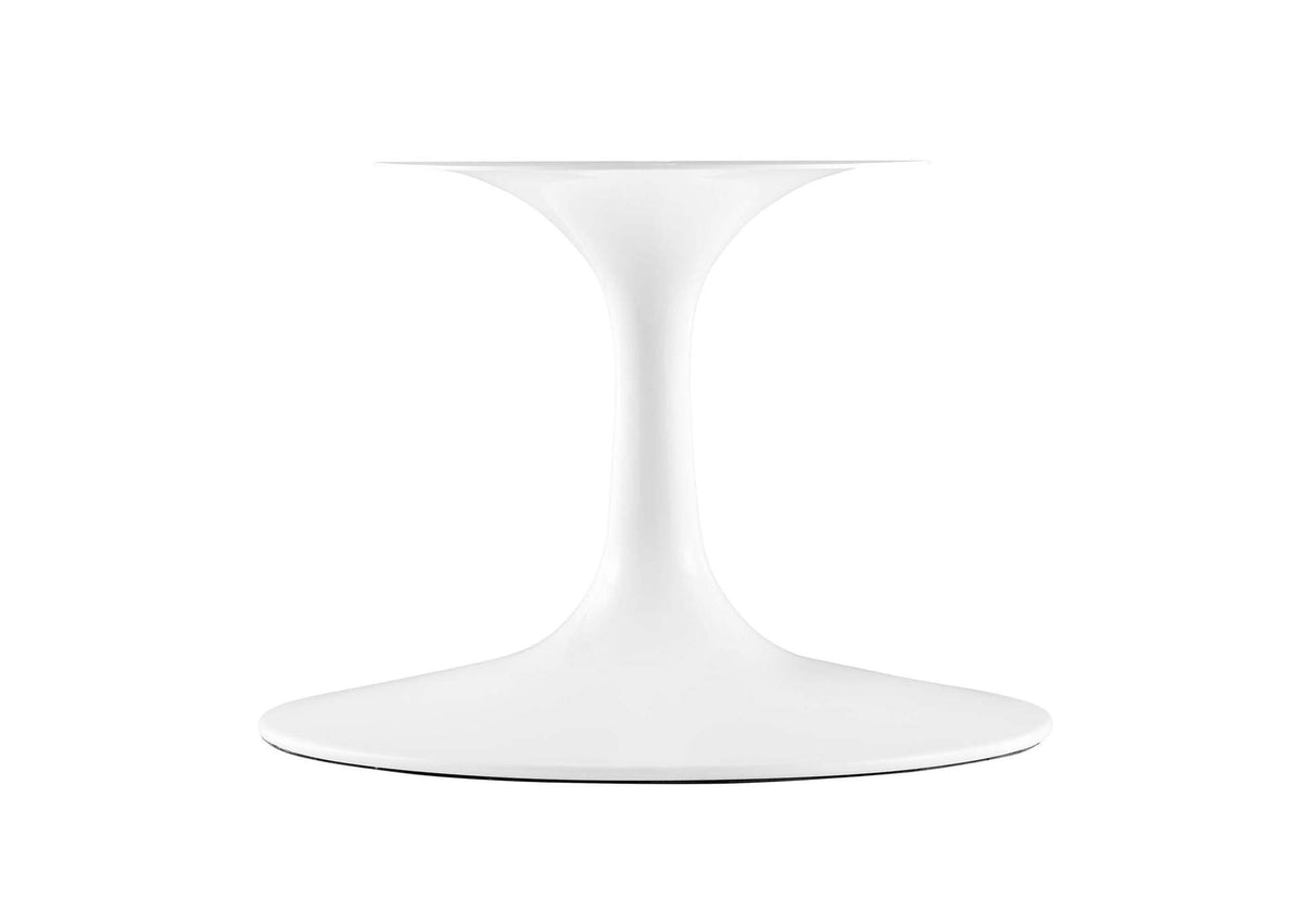 EEI-5187-WHI-CHE Lippa 36" Round Wood Coffee Table By Modway