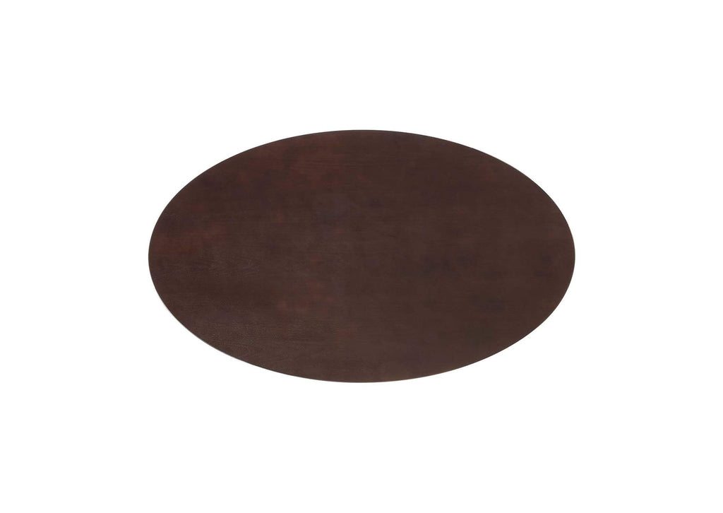 EEI-5194-WHI-CHE Lippa 60" Oval Cherry Walnut Wood Dining Table By Modway