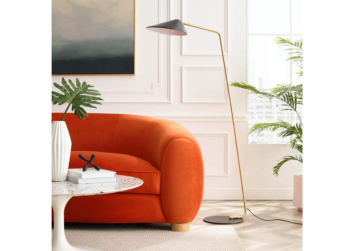 EEI-5298-BLK Journey Standing Floor Lamp By Modway