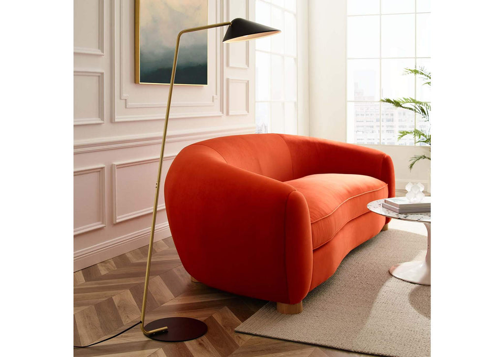 EEI-5298-BLK Journey Standing Floor Lamp By Modway