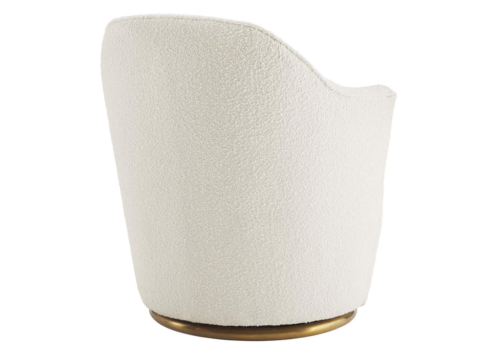 EEI-5311-WHI Nora Boucle Upholstered Swivel Chair By Modway