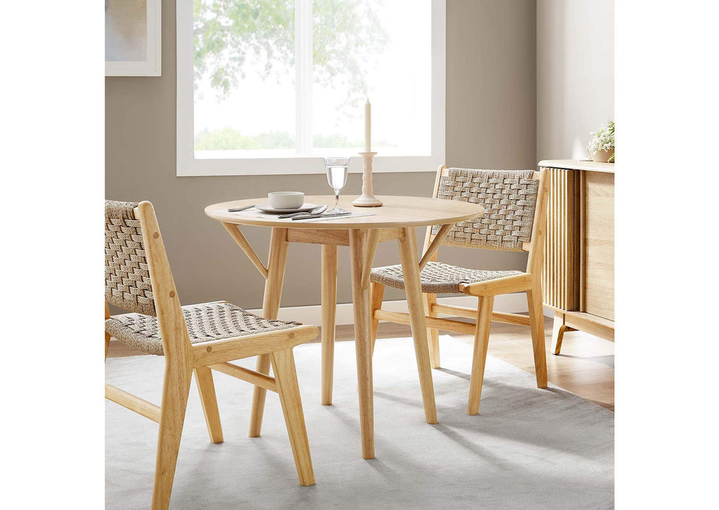 EEI-5515-OAK-OAK Gallant 36" Dining Table By Modway