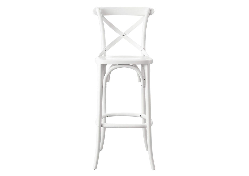 EEI-5563-WHI Gear Bar Stool By Modway