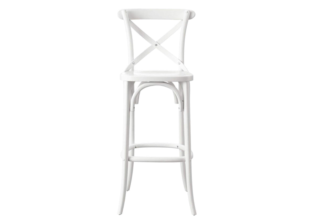 EEI-5563-WHI Gear Bar Stool By Modway