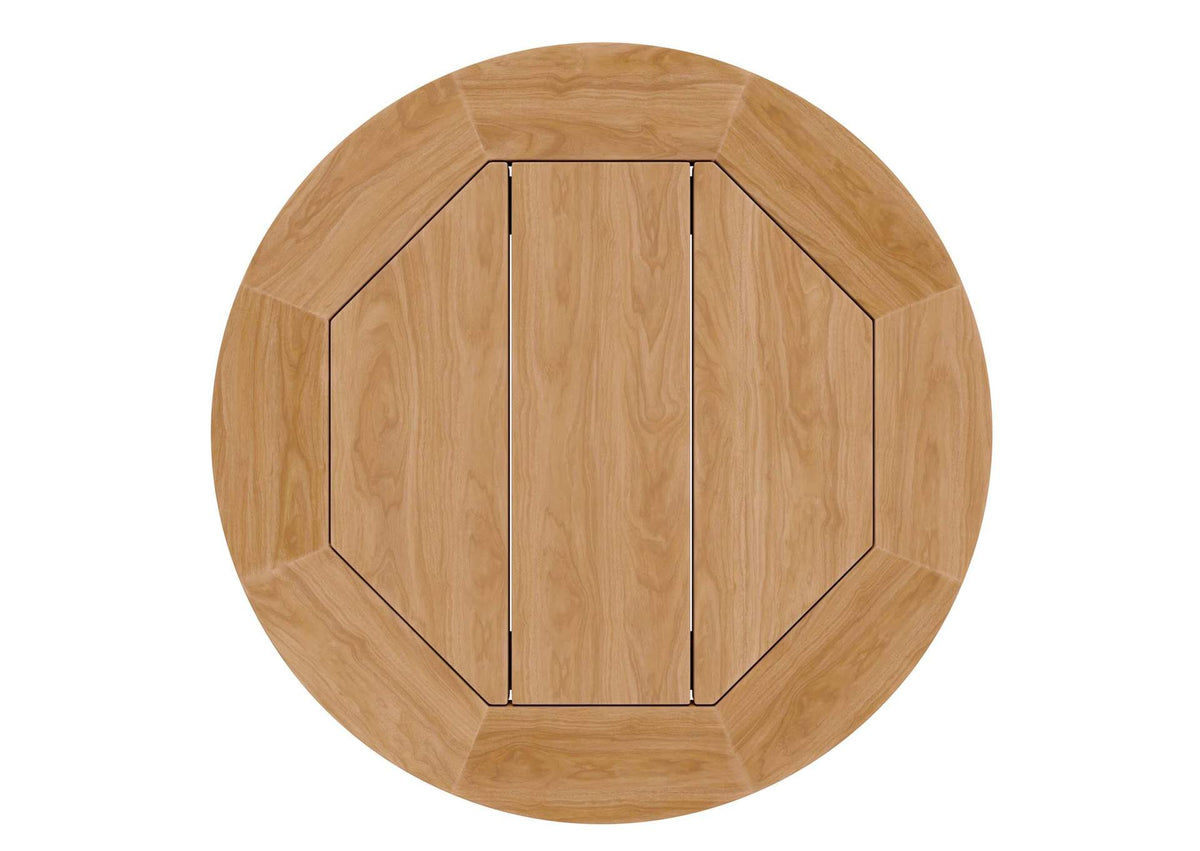 EEI-5604-NAT Brisbane Teak Wood Outdoor Patio Side Table By Modway