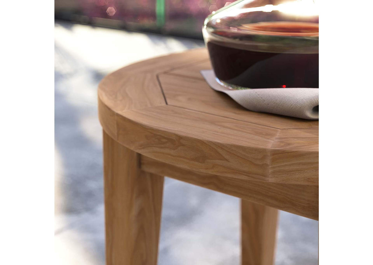 EEI-5604-NAT Brisbane Teak Wood Outdoor Patio Side Table By Modway