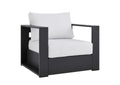EEI-5675-GRY-WHI Tahoe Outdoor Patio Powder-Coated Aluminum Armchair By Modway