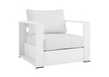 EEI-5675-WHI-WHI Tahoe Outdoor Patio Powder-Coated Aluminum Armchair By Modway