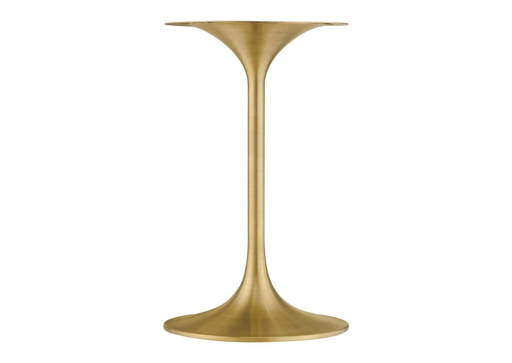 EEI-5684-GLD-WAL Lippa 20" Round Wood Side Table By Modway