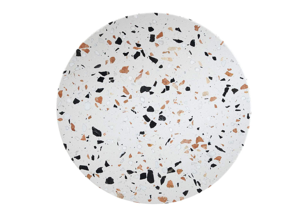 EEI-5687-GLD-TER Lippa 20" Round Terrazzo Side Table By Modway