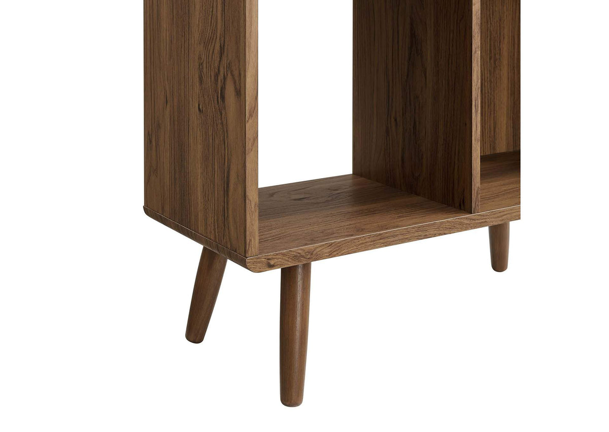 EEI-5743-WAL Transmit 5 Shelf Wood Grain Bookcase By Modway