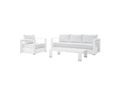 EEI-5748-WHI-WHI Tahoe 3-Piece Outdoor Patio Powder-Coated Aluminum Set By Modway