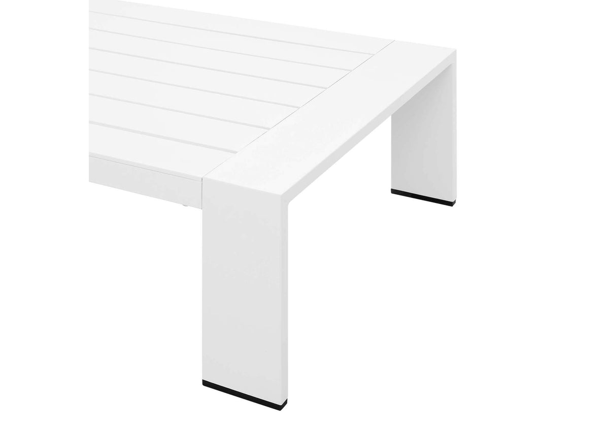 EEI-5749-WHI-CHA Tahoe 4-Piece Outdoor Patio Powder-Coated Aluminum Set By Modway