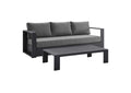 EEI-5750-GRY-CHA Tahoe 2-Piece Outdoor Patio Powder-Coated Aluminum Set By Modway
