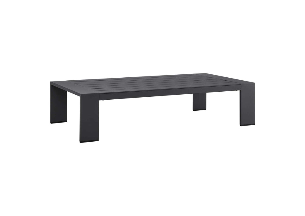 EEI-5750-GRY-CHA Tahoe 2-Piece Outdoor Patio Powder-Coated Aluminum Set By Modway