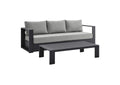 EEI-5750-GRY-GRY Tahoe 2-Piece Outdoor Patio Powder-Coated Aluminum Set By Modway