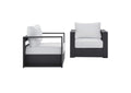 EEI-5751-GRY-WHI Tahoe 2-Piece Outdoor Patio Powder-Coated Aluminum Armchair Set By Modway
