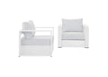 EEI-5751-WHI-WHI Tahoe 2-Piece Outdoor Patio Powder-Coated Aluminum Armchair Set By Modway