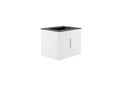 EEI-5782-WHI-BLK Vitality 24" Bathroom Vanity By Modway