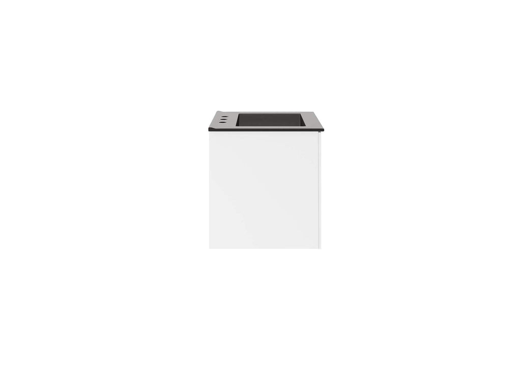 EEI-5782-WHI-BLK Vitality 24" Bathroom Vanity By Modway