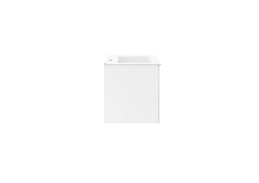 EEI-5782-WHI-WHI Vitality 24" Bathroom Vanity By Modway