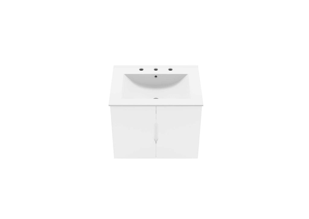 EEI-5782-WHI-WHI Vitality 24" Bathroom Vanity By Modway