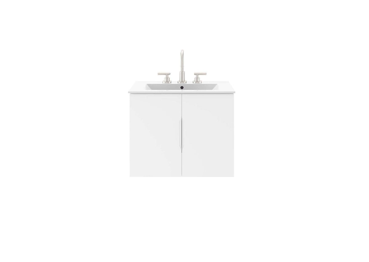 EEI-5782-WHI-WHI Vitality 24" Bathroom Vanity By Modway
