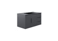 EEI-5783-GRY-BLK Vitality 36" Bathroom Vanity By Modway