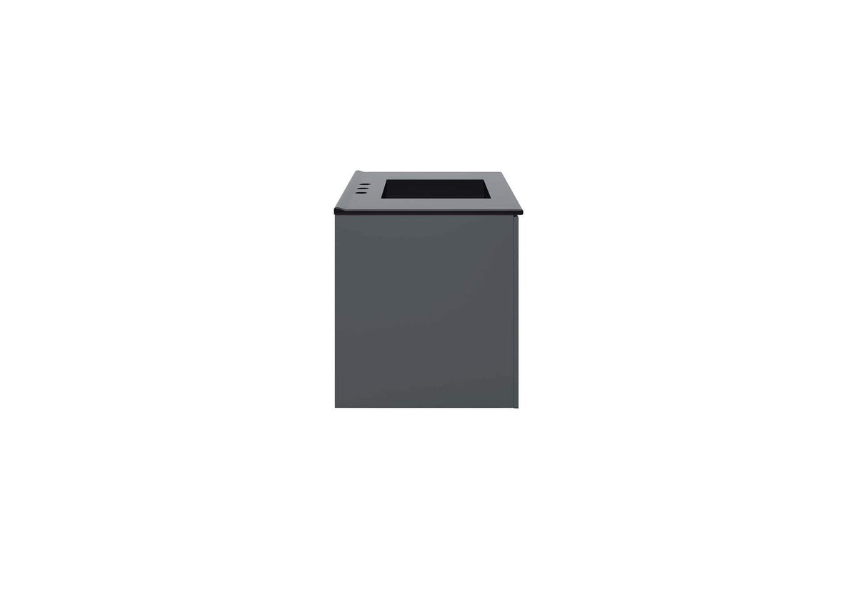 EEI-5783-GRY-BLK Vitality 36" Bathroom Vanity By Modway